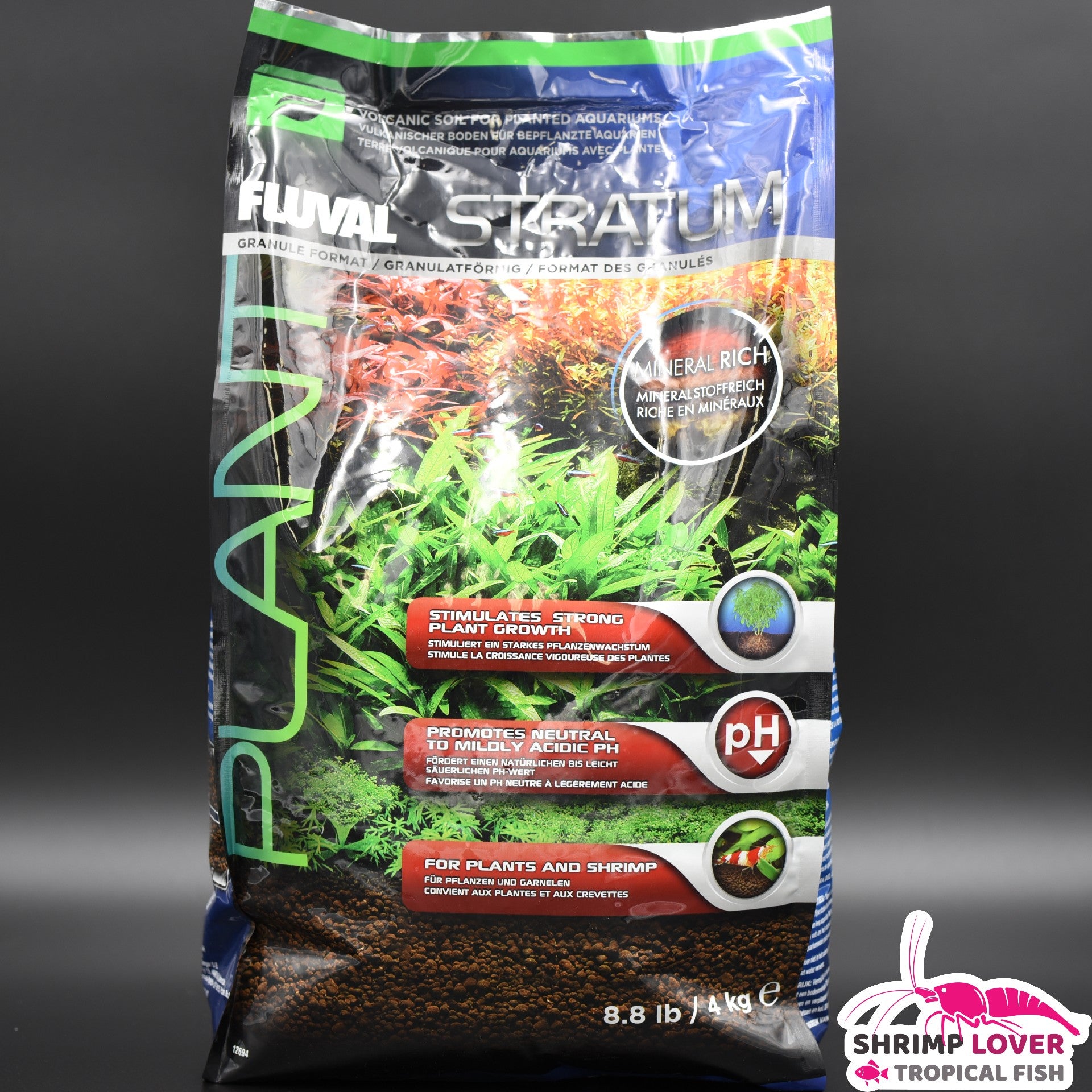 Fluval Plant And Shrimp Stratum - 4 Kg   8.8 Lb – Shrimp Lover 