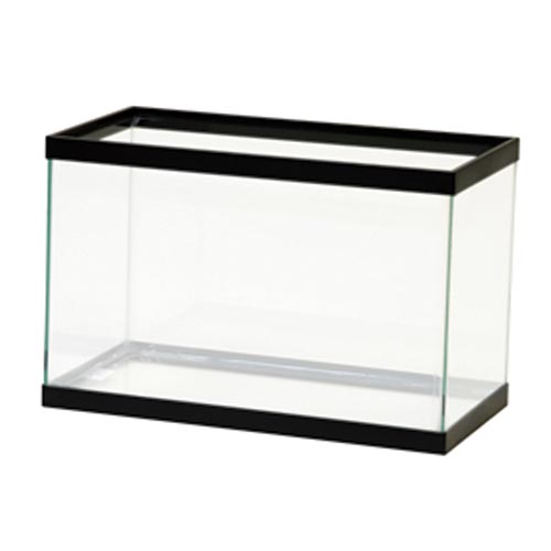 Aqueon Standard Aquarium - Black Frame - 5.5 gallon tank- Clear Silicone