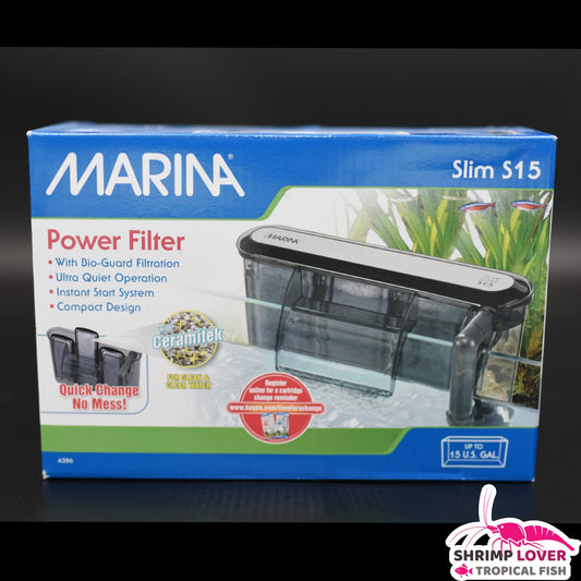 Marina Slim Filter S15 For Aquariums up to 57L (15 US Gal)