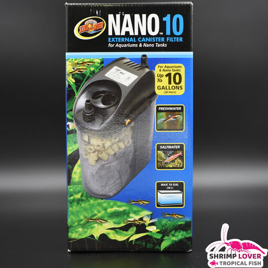 Zoo Med Nano External Canister Filter - 10 gal