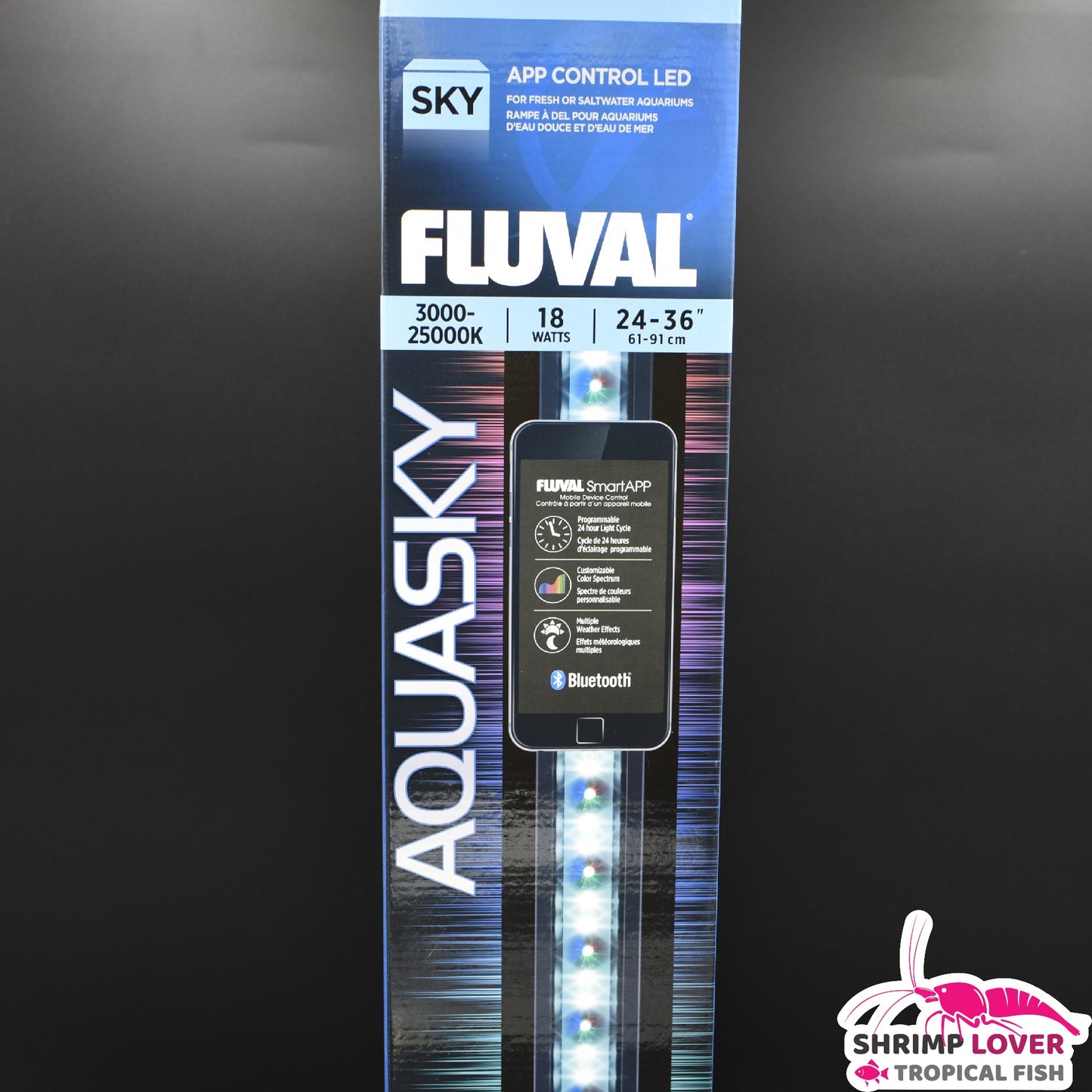 Fluval Aquasky LED with Bluetooth - 18 W - 61-91 cm (24-36 in)