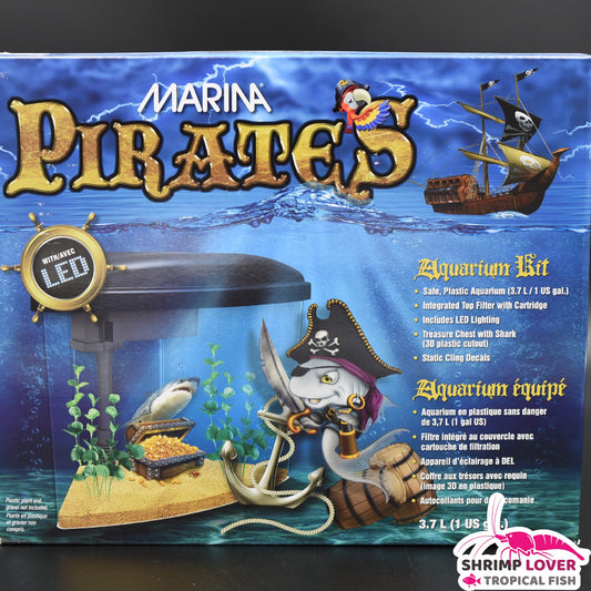 Marina Pirates Aquarium Kit - 3.7 L (1 US Gal.)