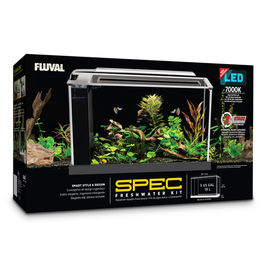 Fluval Spec Aquarium Kit - Black - 19 L (5 US gal) ( Pre-order only!)